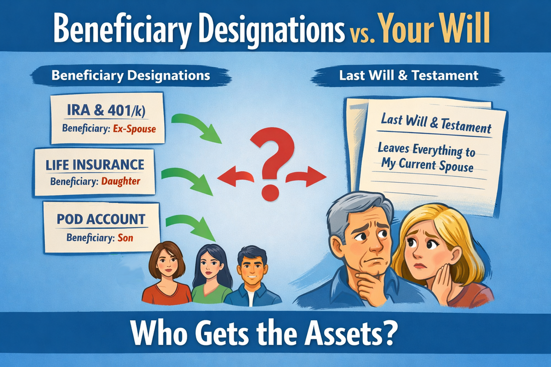 How Beneficiary Designations can Override your Will