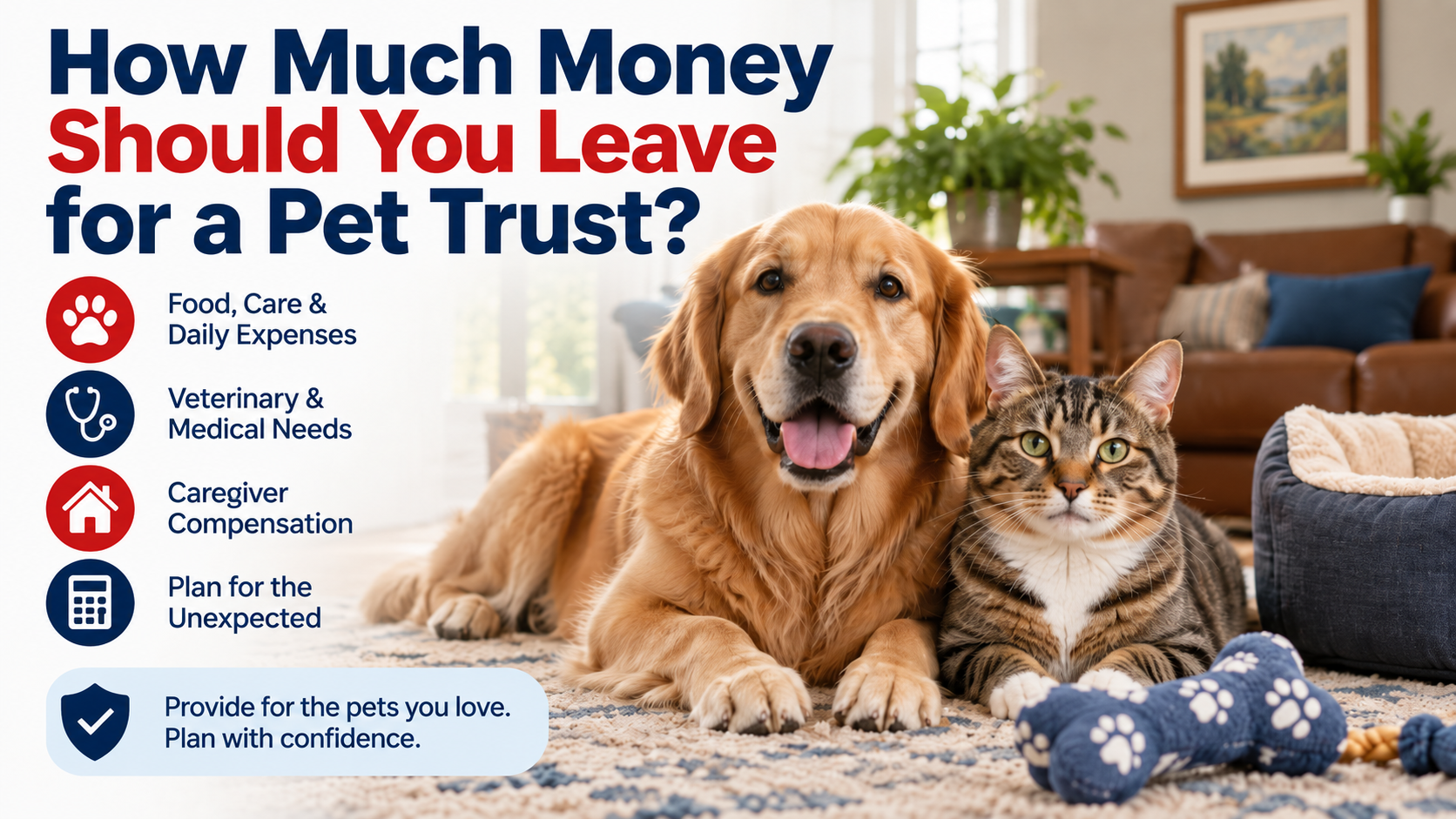 How Much Money Should You Leave for a Pet Trust?