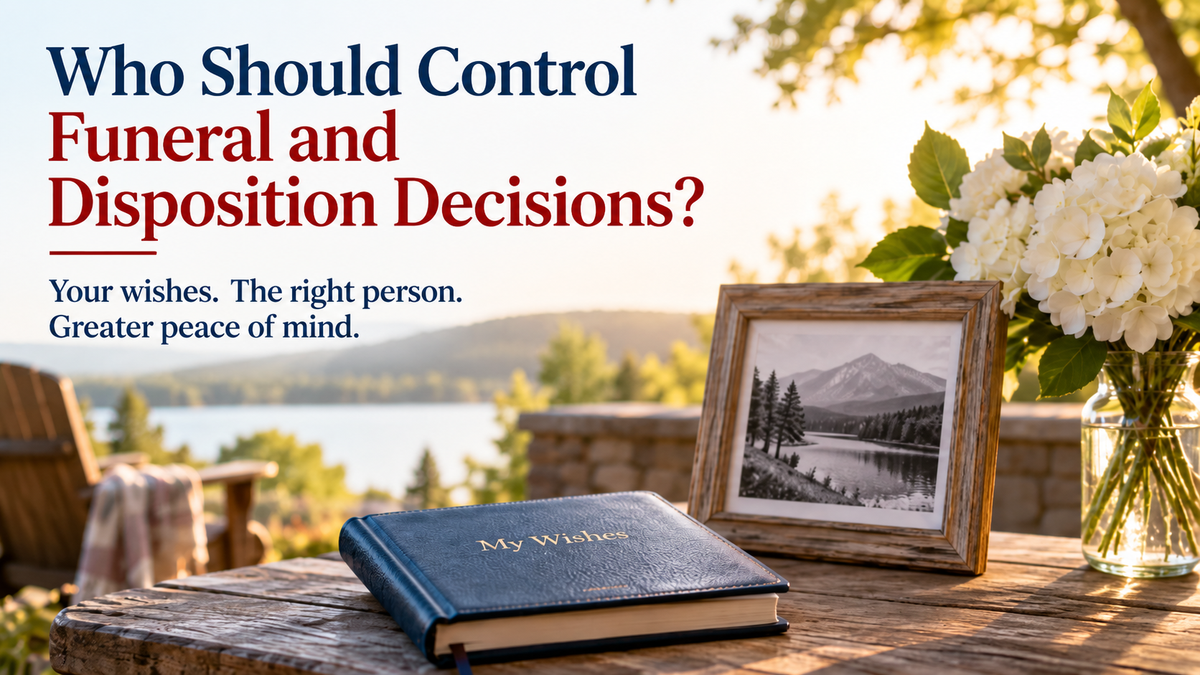 Who Should Control Funeral and Disposition Decisions?
