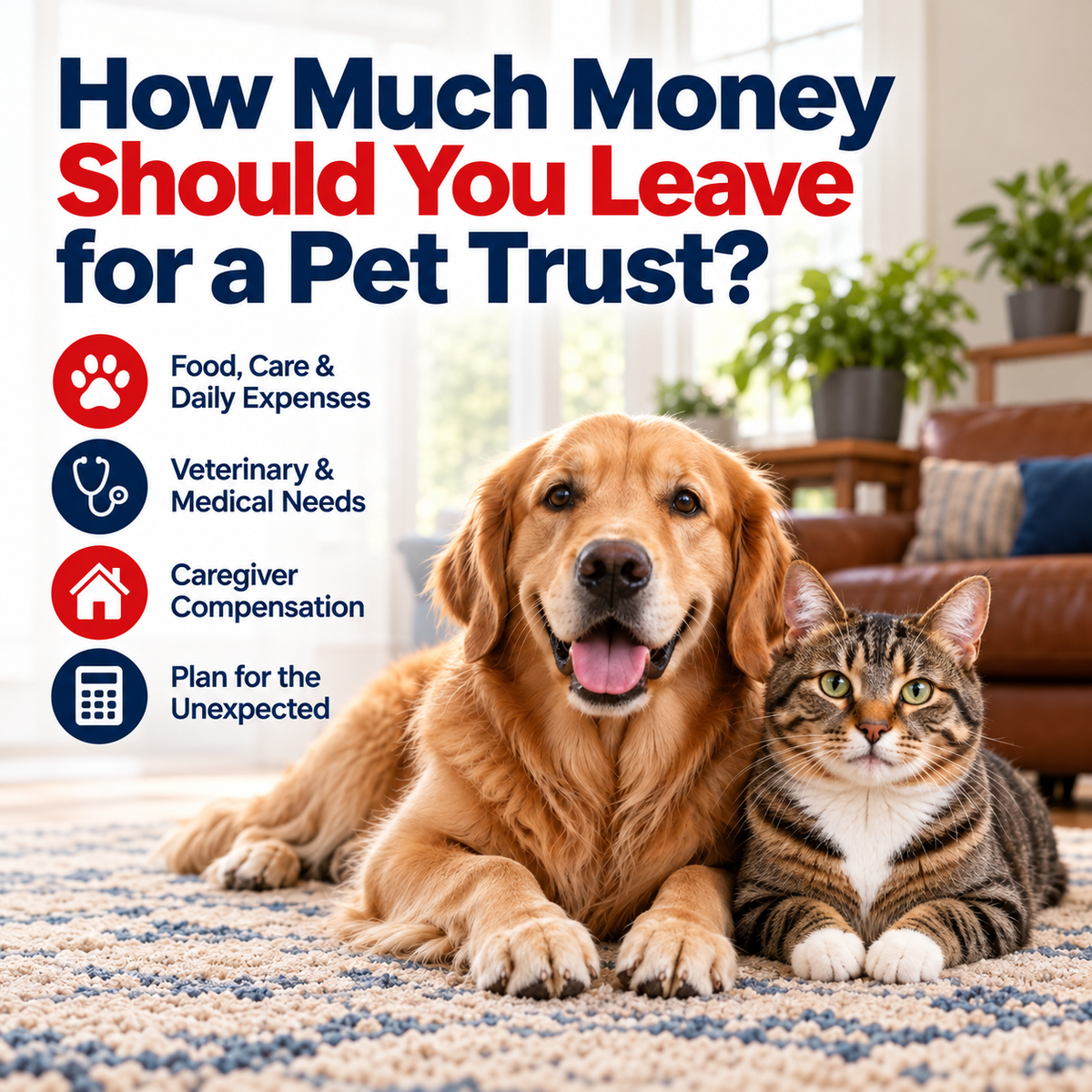 How Much Money Should You Leave for a Pet Trust?