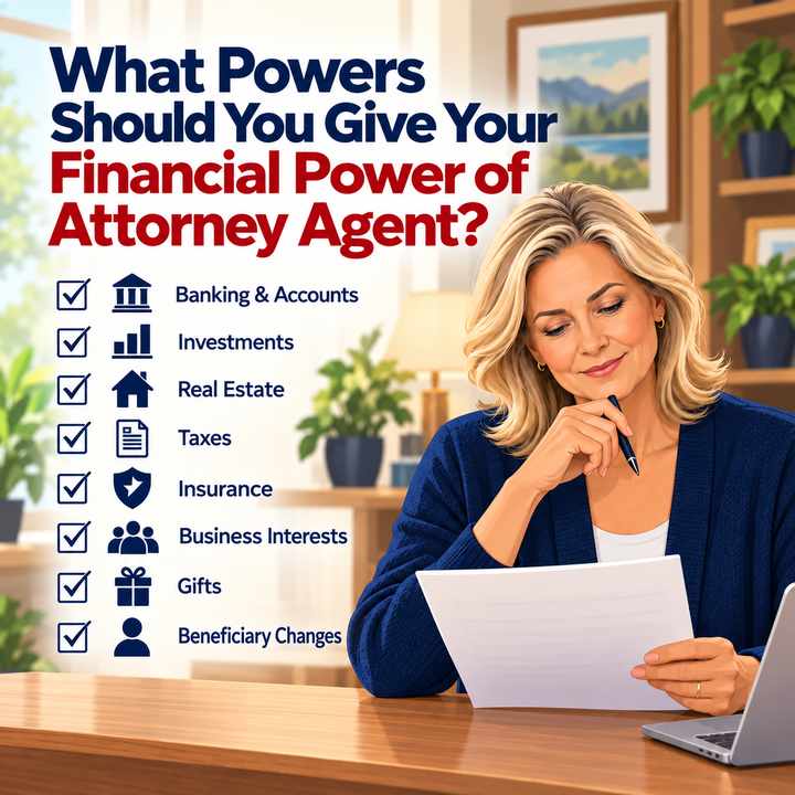What Powers Should You Give Your Financial Power of Attorney Agent?