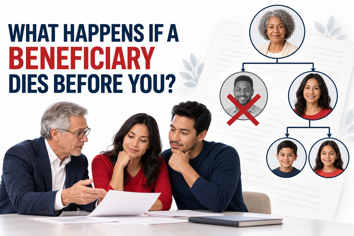 What happens if a beneficiary dies before you?