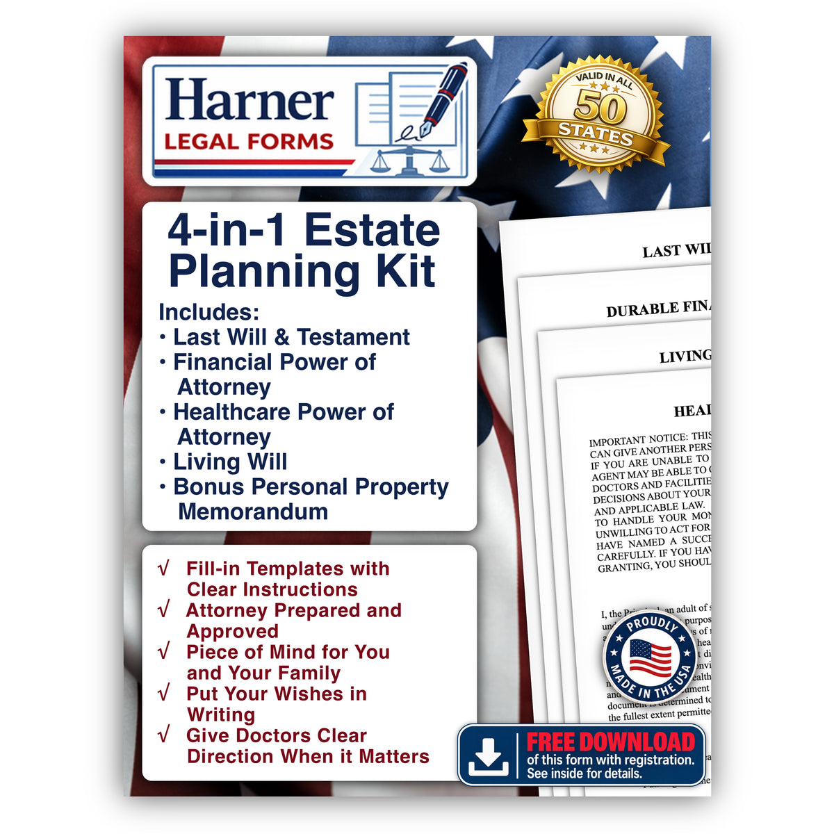 4-in-1 Estate Planning Kit