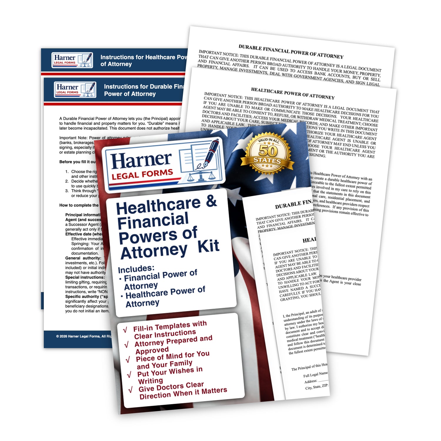 Healthcare & Financial Power of Attorney Kit