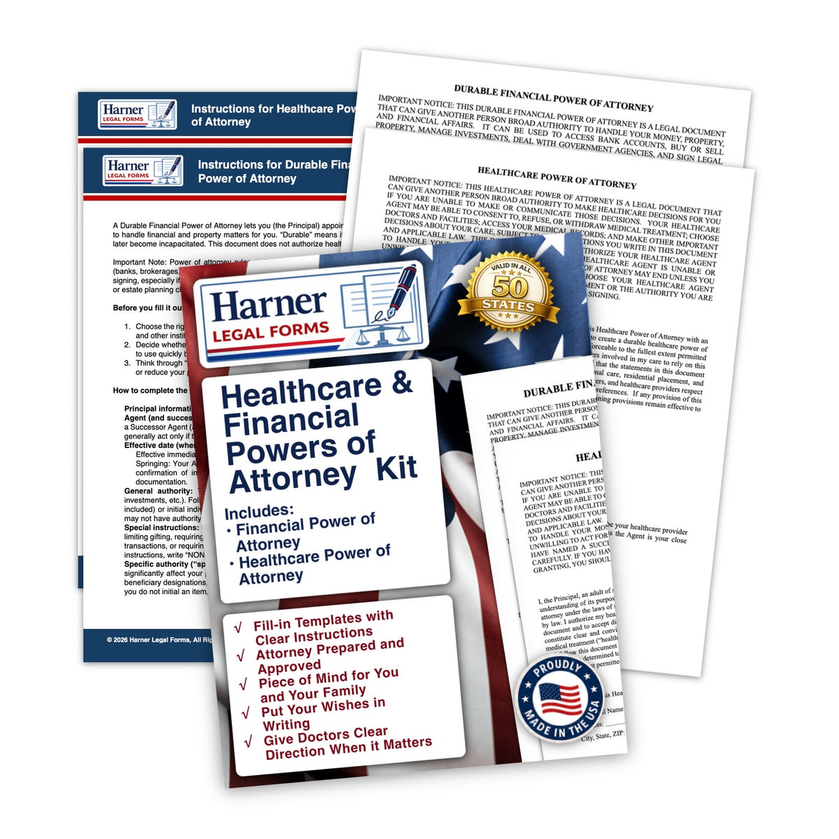 Healthcare & Financial Power of Attorney Kit