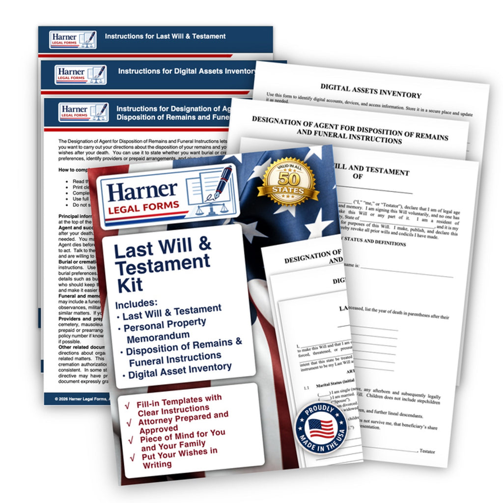 Last Will & Testament Kit