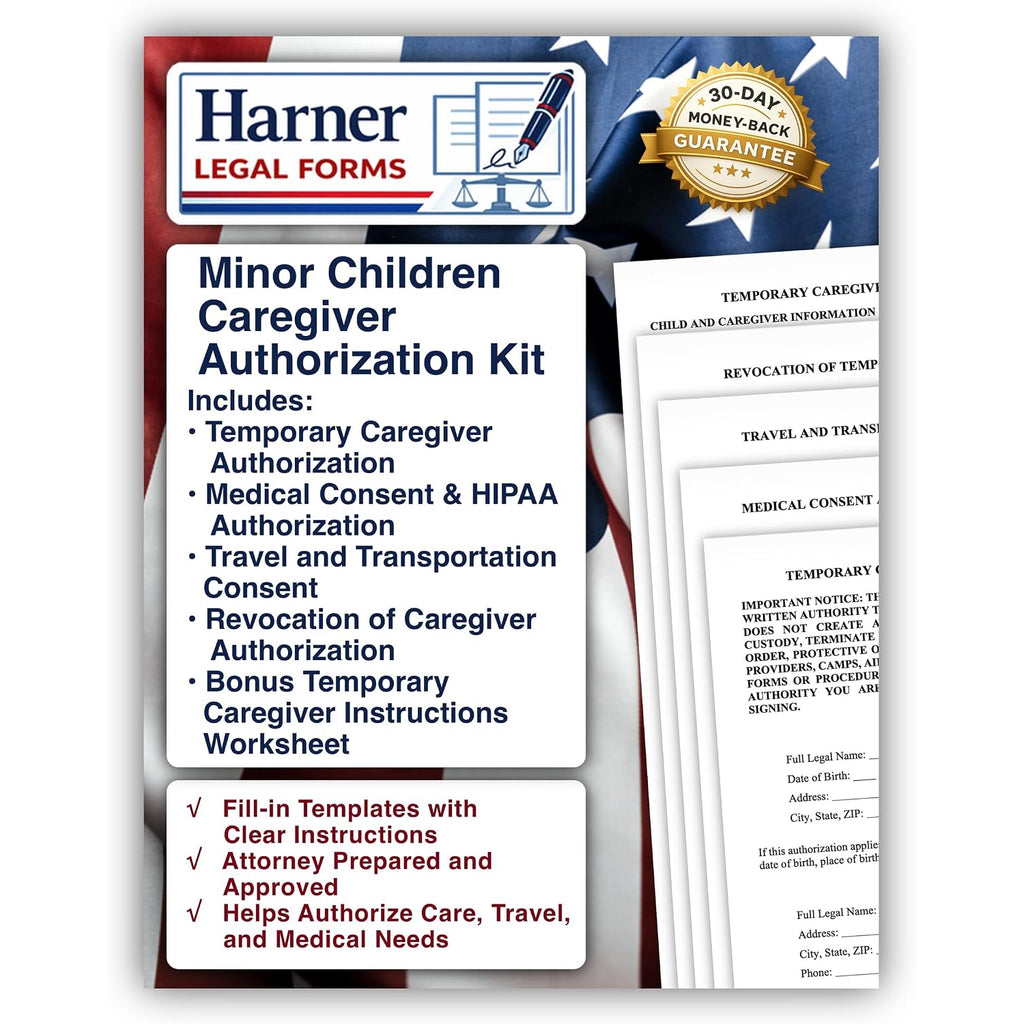Minor Children Caregiver Authorization Kit