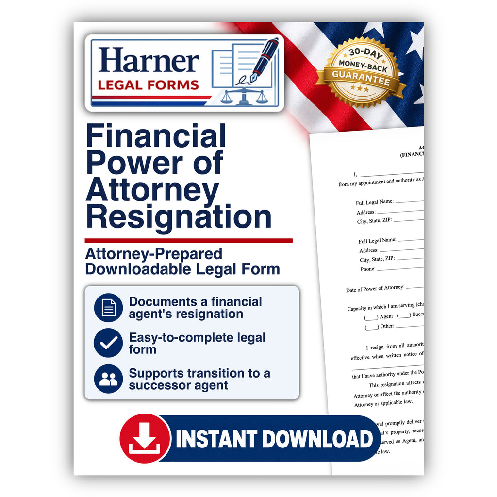 Financial Power of Attorney Resignation