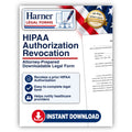 HIPAA Authorization Revocation downloadable legal form by Harner Legal Forms