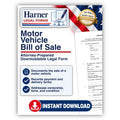 Motor Vehicle Bill of Sale