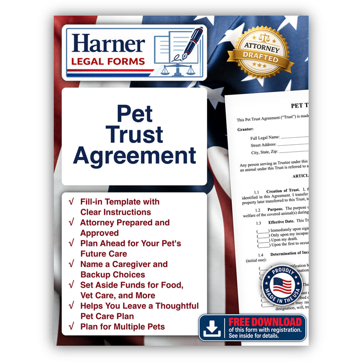 Pet Trust Agreement Kit