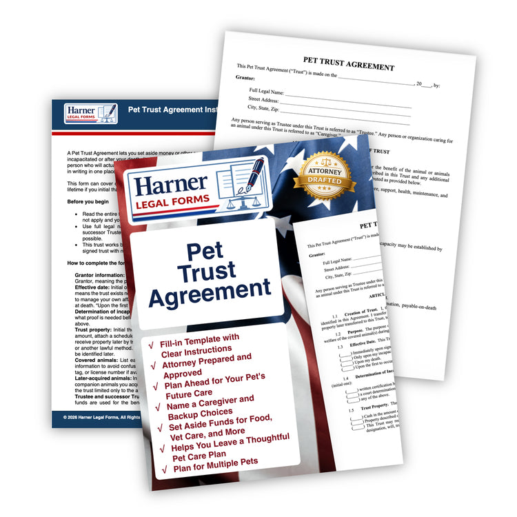 Pet Trust Agreement