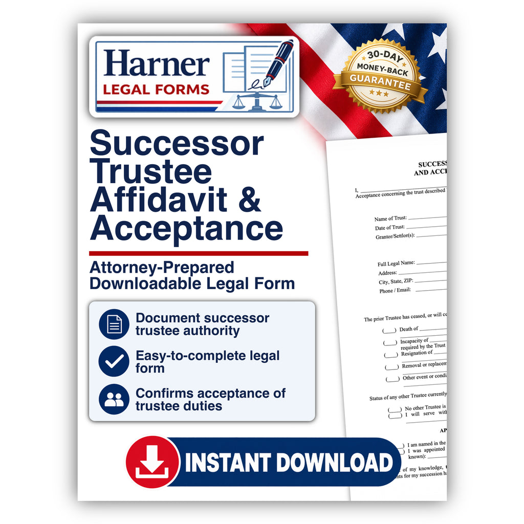Successor Trustee Affidavit & Acceptance
