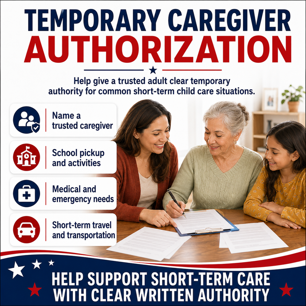 Minor Children Caregiver Authorization Kit