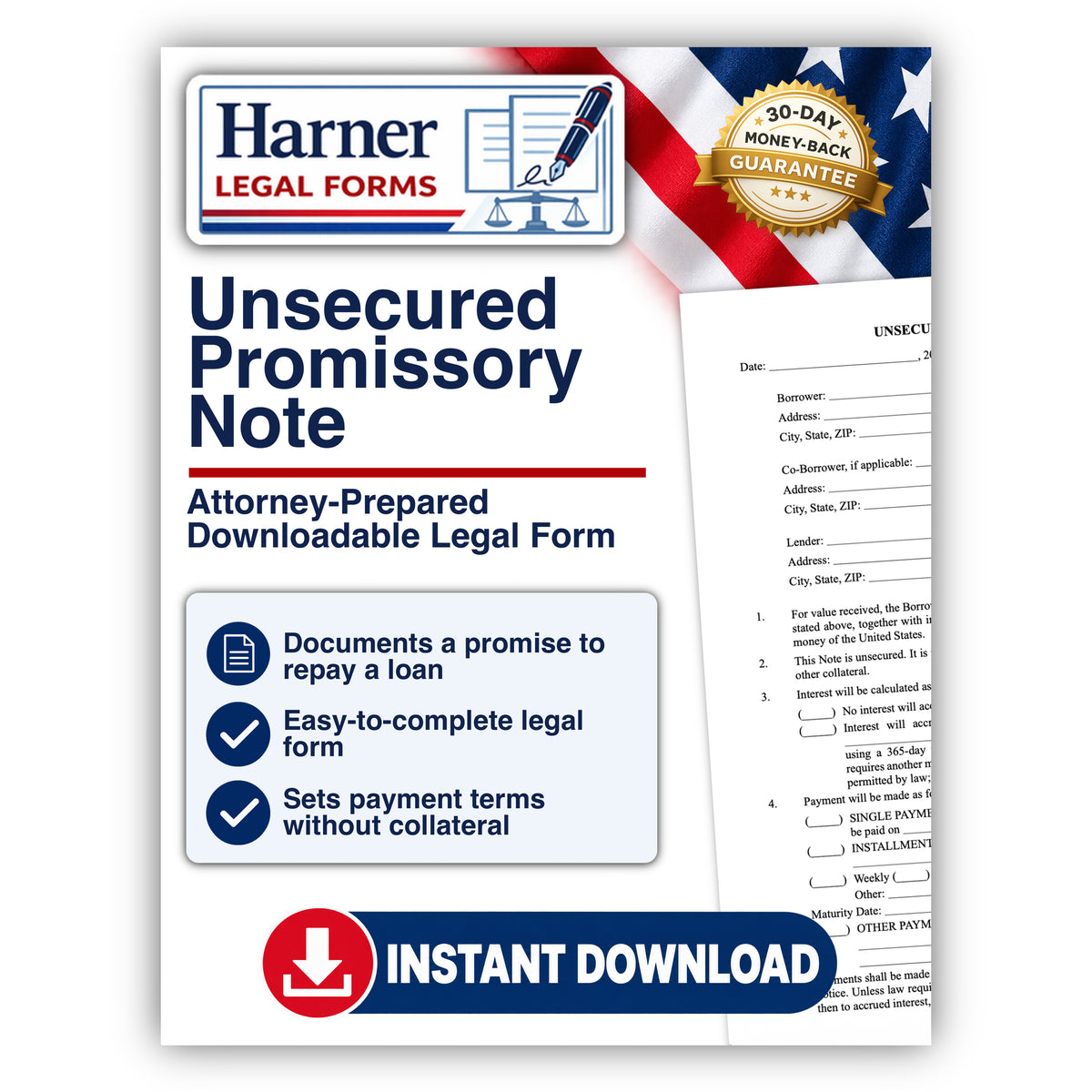 Unsecured Promissory Note