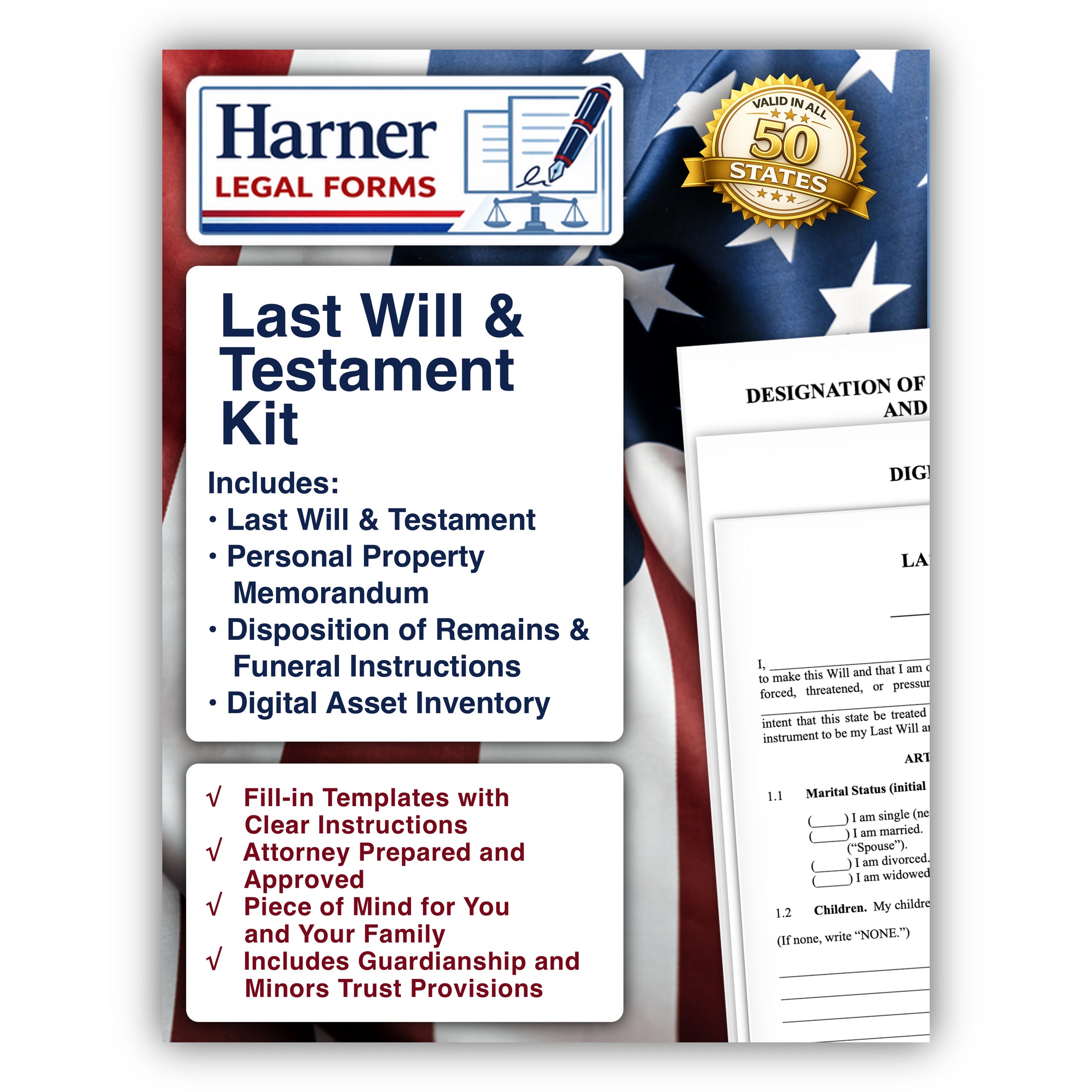 Last Will & Testament Kit