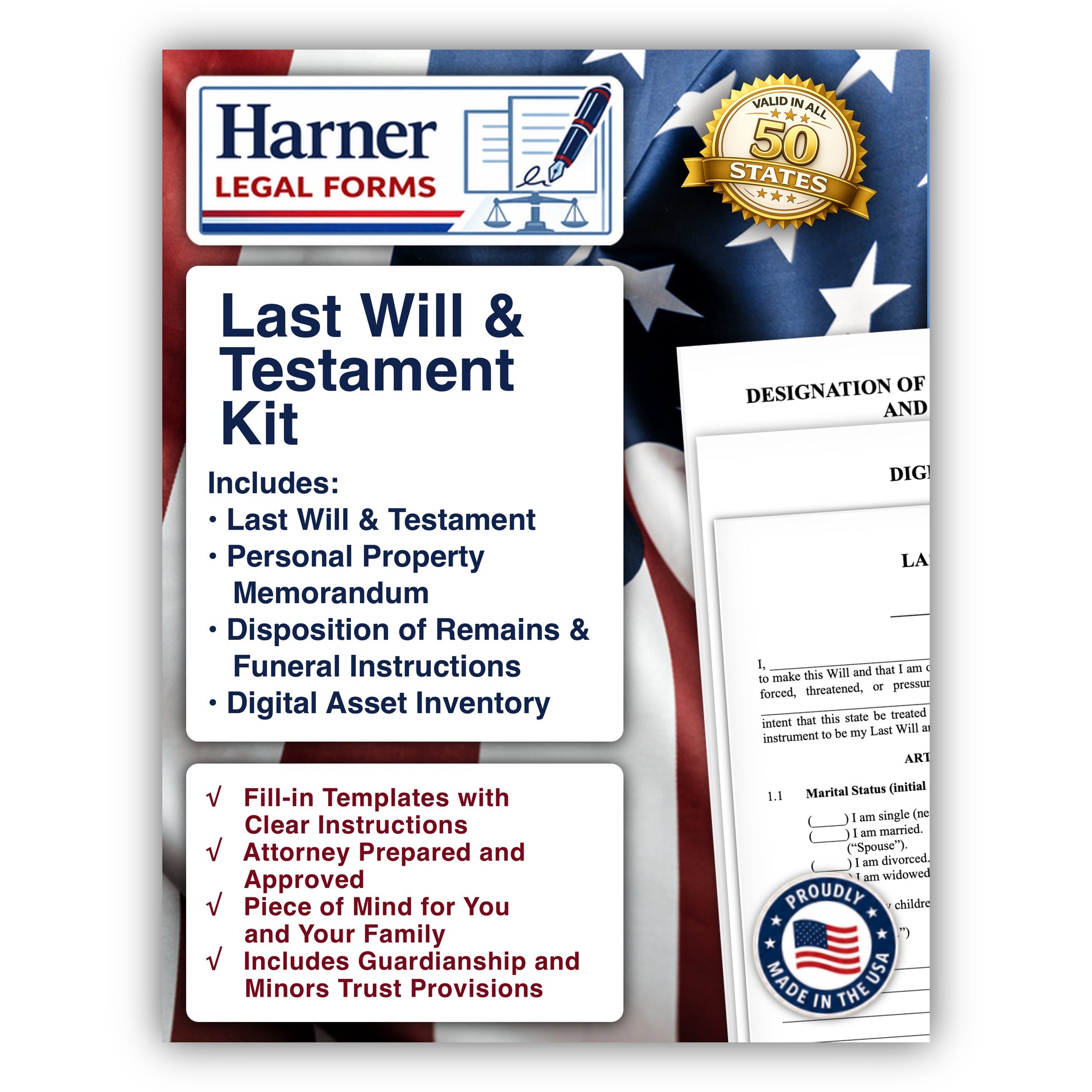 Last Will & Testament Kit