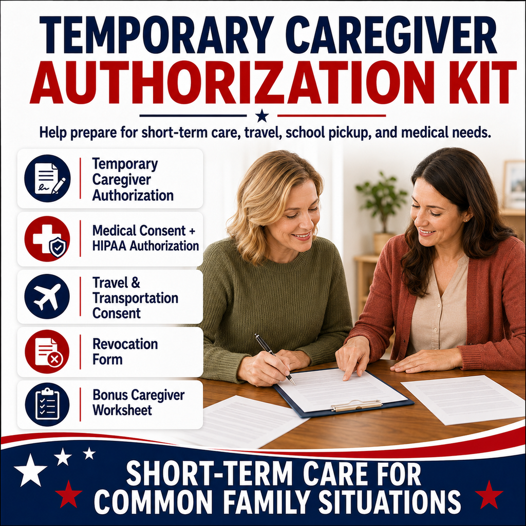 Minor Children Caregiver Authorization Kit