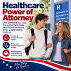Healthcare Power of Attorney for young adults to appoint a trusted decision-maker and make healthcare wishes known